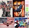 Independence Day Diamond Painting Kits for Boys 4 Pack 5D Military Diamond Art Patriotic Drill DIY American Flag Diamond Painting for Adults Home Wall Holiday Craft Decor, 12 x 16 Inches